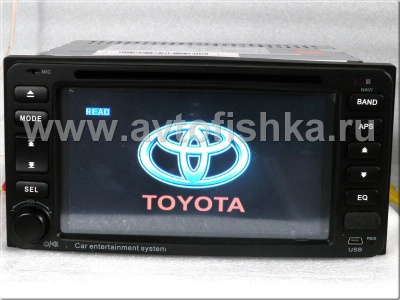 Toyota RAV 4 (01-06) года штатное головное устройство с GPS навигацией и ТВ.